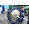 Dn750 Double Flanged U Type Butterfly Valve with Ce ISO Wras Approved (CBF01-TU01)